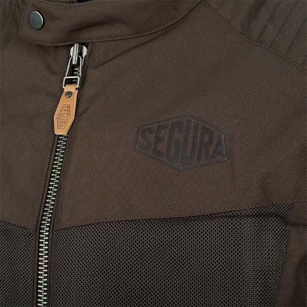 Segura Dikinson Textile Jacket Brown FREE UK Delivery, FREE 365 Day Returns | Moto Central