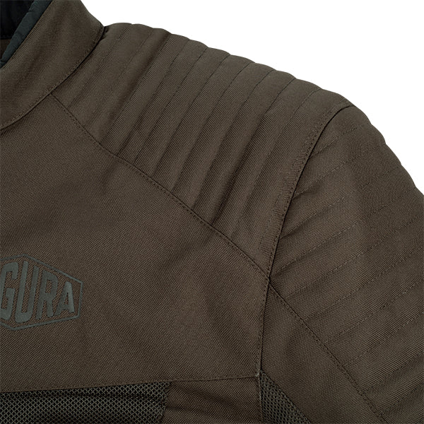 Segura Dikinson Textile Jacket Brown FREE UK Delivery, FREE 365 Day Returns | Moto Central