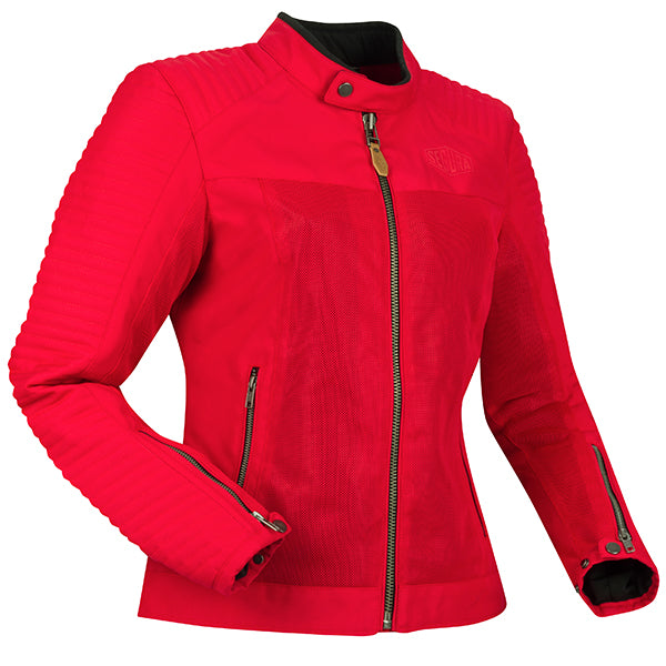 Segura Dikinson Ladies Textile Jacket Red FREE UK Delivery, FREE 365 Day Returns | Moto Central