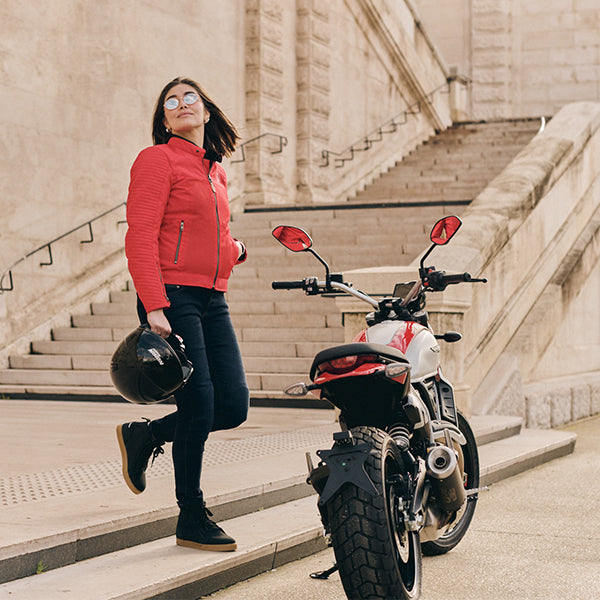 Segura Dikinson Ladies Textile Jacket Red FREE UK Delivery, FREE 365 Day Returns | Moto Central