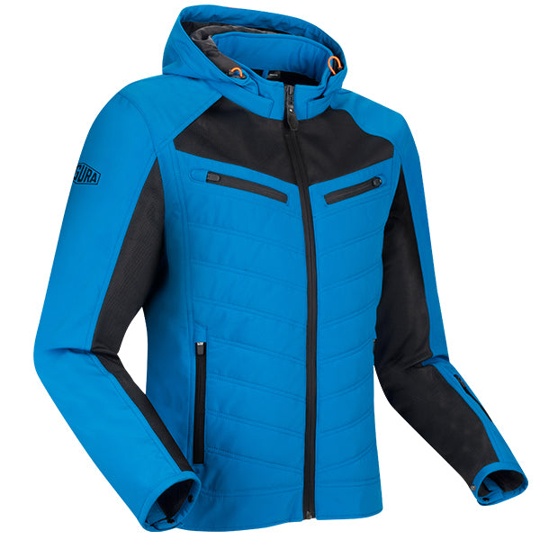 Segura Natcho Vented Textile Jacket Blue / Orange FREE UK Delivery, FREE 365 Day Returns | Moto Central
