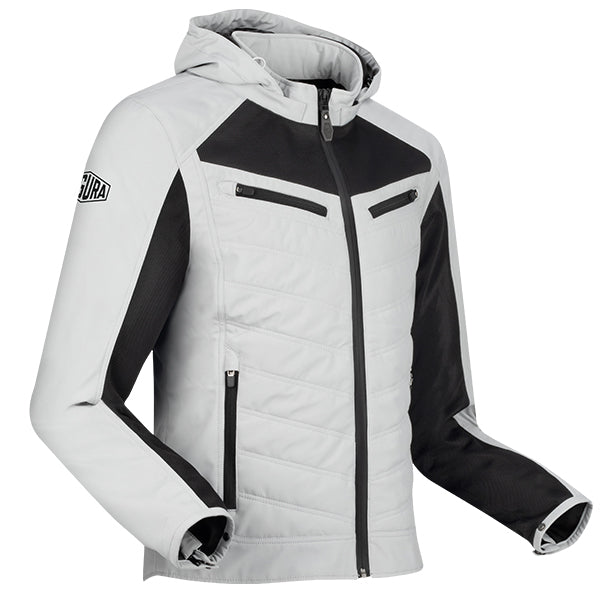 Segura Natcho Vented Textile Jacket Grey / White FREE UK Delivery, FREE 365 Day Returns | Moto Central