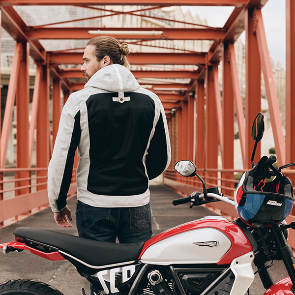 Segura Natcho Vented Textile Jacket Grey / White FREE UK Delivery, FREE 365 Day Returns | Moto Central