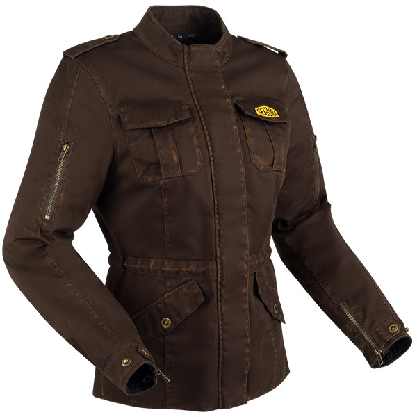 Segura Tabata Ladies Textile Jacket Brown FREE UK Delivery, FREE 365 Day Returns | Moto Central