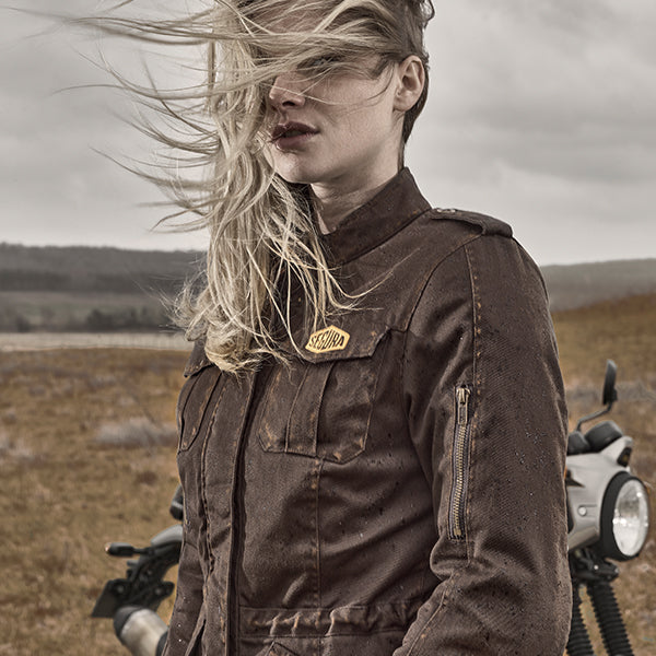 Segura Tabata Ladies Textile Jacket Brown FREE UK Delivery, FREE 365 Day Returns | Moto Central