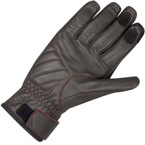 Segura Romeo Leather Gloves Brown / White FREE UK Delivery, FREE 365 Day Returns | Moto Central