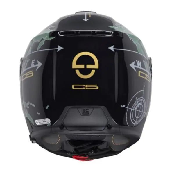Schuberth C5 Globe Green - FREE UK Shipping, FREE 365 Day Returns | Moto Central