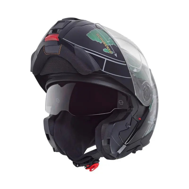 Schuberth C5 Globe Green - FREE UK Shipping, FREE 365 Day Returns | Moto Central