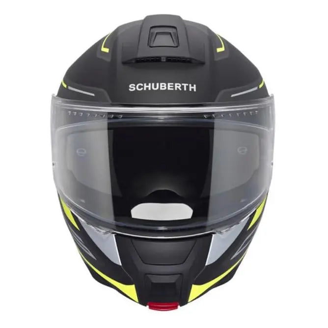 Schuberth C5 Omega Yellow - FREE UK Shipping, FREE 365 Day Returns | Moto Central