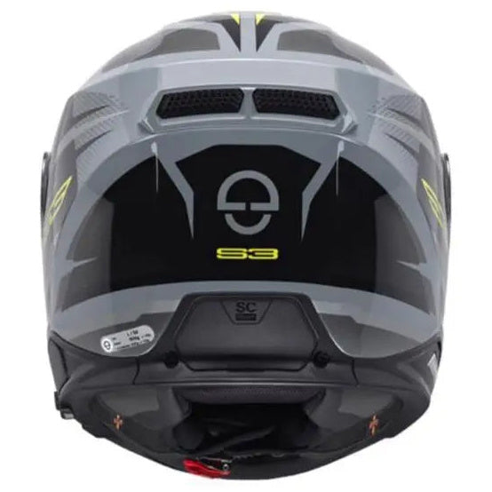 Schuberth S3 Apex Grey - rear view
