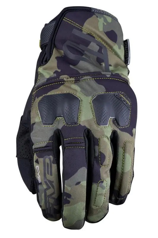 Five EWP Textile Gloves Camo / Khaki FREE UK Delivery, FREE 365 Day Returns | Moto Central