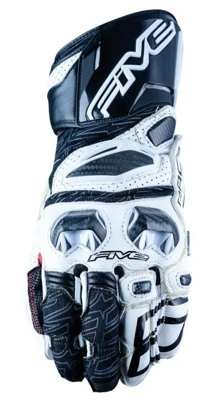 Five RFX Race Leather Gloves White / Black FREE UK Delivery, FREE 365 Day Returns ; Moto Central
