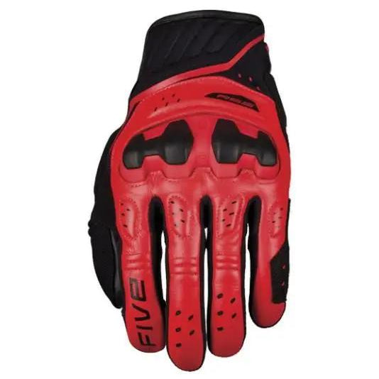 Five SF2 Evo Leather Gloves Black / Fluo Red FREE UK Delivery, FREE 365 Day Returns ; Moto Central