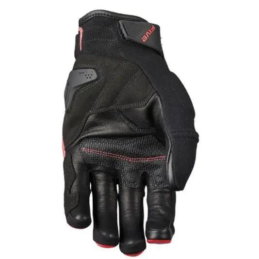 Five SF2 Evo Leather Gloves Black / Fluo Red FREE UK Delivery, FREE 365 Day Returns ; Moto Central