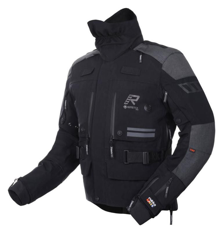 Rukka Explore-R 2.0 Textile Jacket Black / Grey FREE UK Delivery, FREE 365 Day Returns ; Moto Central