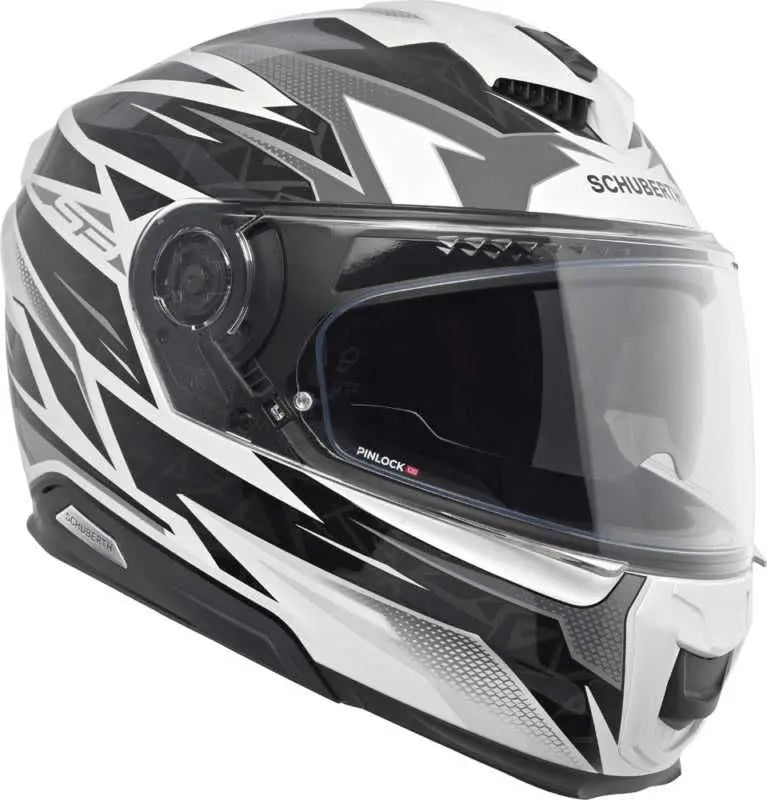 Schuberth S3 Thunder White FREE UK Delivery, FREE 365 Day Returns | Moto Central