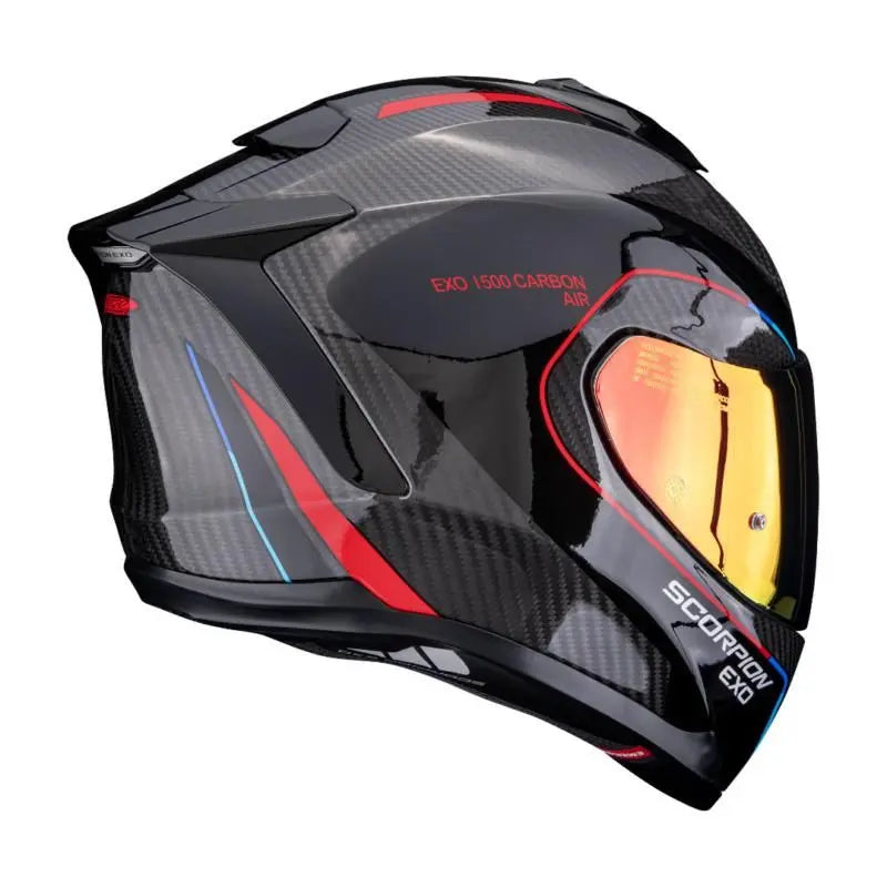 Scorpion Exo 1500 Carbon Mundi Black / Red FREE UK Delivery, FREE 365 Day Returns | Moto Central