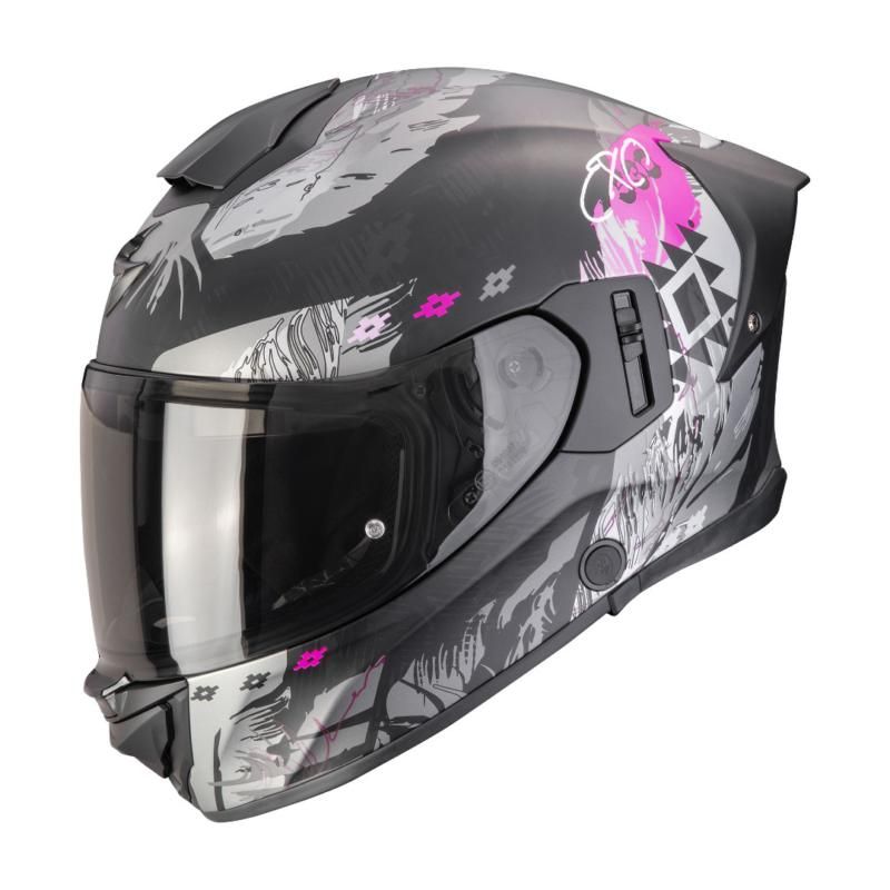 Scorpion Exo 530 Hadji Matt Black / Pink - FREE UK Delivery, FREE 365 Day Returns | Moto Central