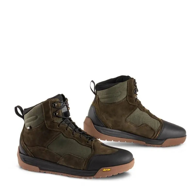Falco Multisport Short Boots Army Green FREE UK Delivery, FREE 365 Day Returns | Moto Central