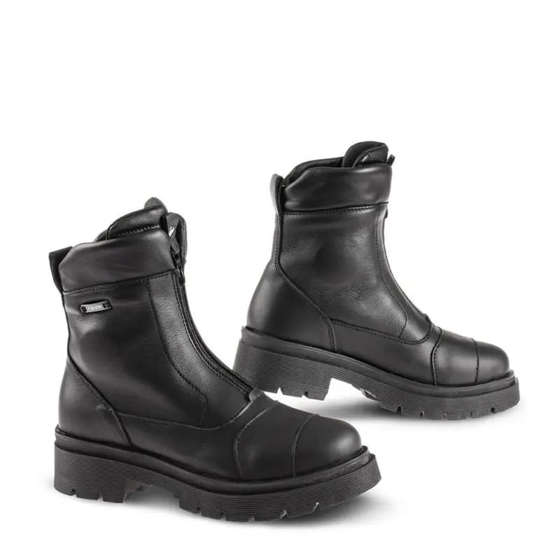 Falco Ruby Ladies Short Boots Black FREE UK Delivery, FREE 365 Day Returns | Moto Central