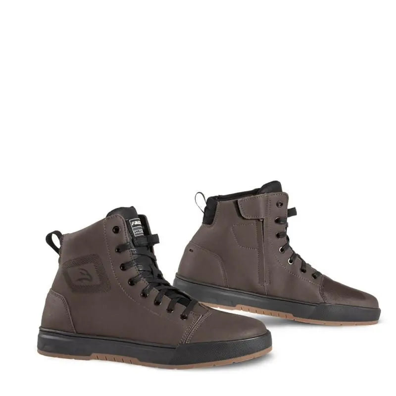 Falco Booster Short Boots Brown FREE UK Delivery, FREE 365 Day Returns | Moto Central