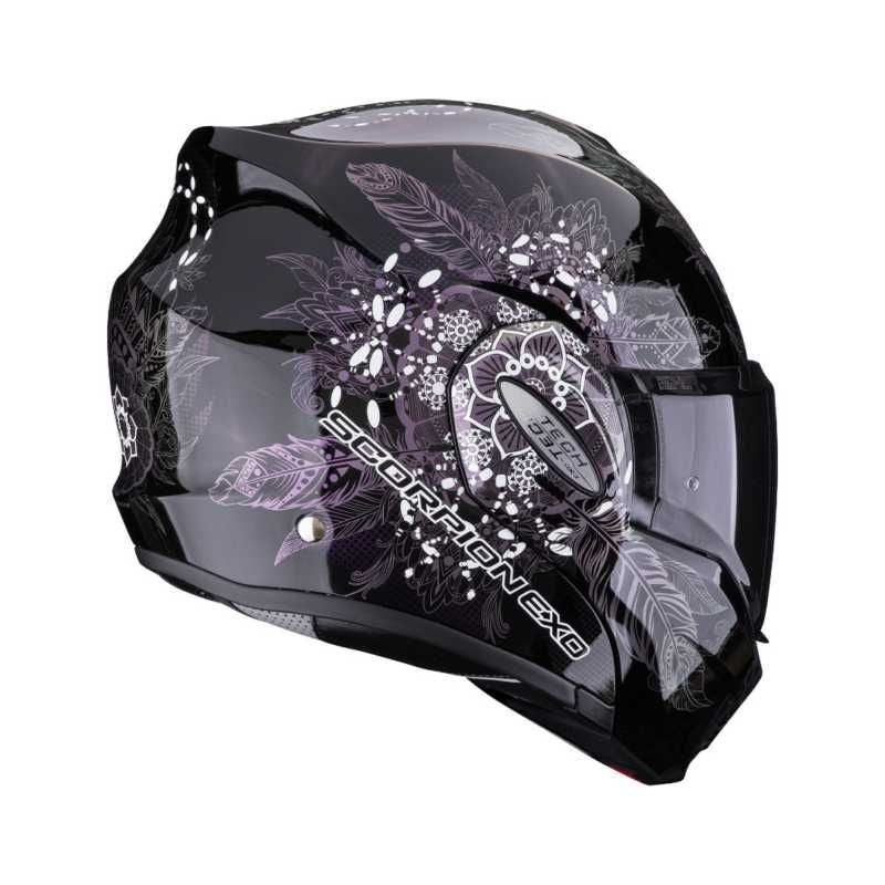 Scorpion EXO-Tech Evo Dream Black / Chameleon FREE UK Delivery, FREE 365 Day Returns | Moto Central