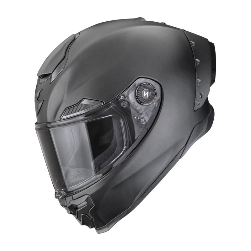 Scorpion EXO-Race Matt Pearl Black FREE UK Delivery, FREE 365 Day Returns | Moto Central