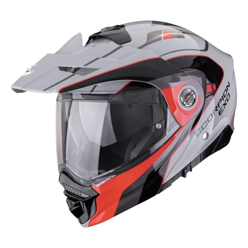 Scorpion ADX-2 Kamps Grey / Red FREE UK Delivery, FREE 365 Day Returns | Moto Central