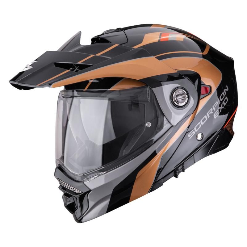 Scorpion ADX-2 Kamps Black / Copper FREE UK Delivery, FREE 365 Day Returns | Moto Central