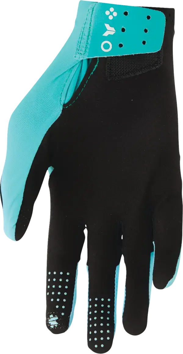 Thor Sportmode Iconic Gloves Aqua / Blue - FREE UK Shipping, FREE 365 Day Returns | Moto Central