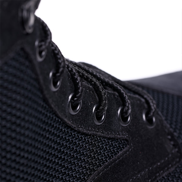 TCX Dartwood Tex Short Boots Black / White, eyelet and upper detail