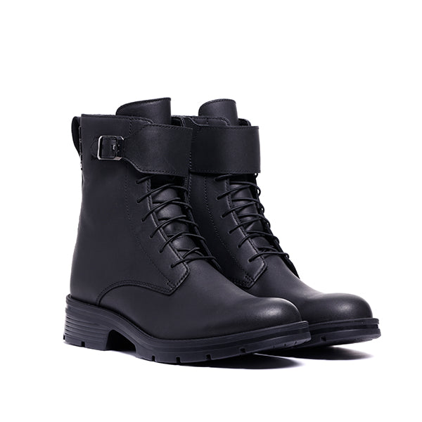 TCX Junity Waterproof Ladies Boots Black, pair front three-quarter view