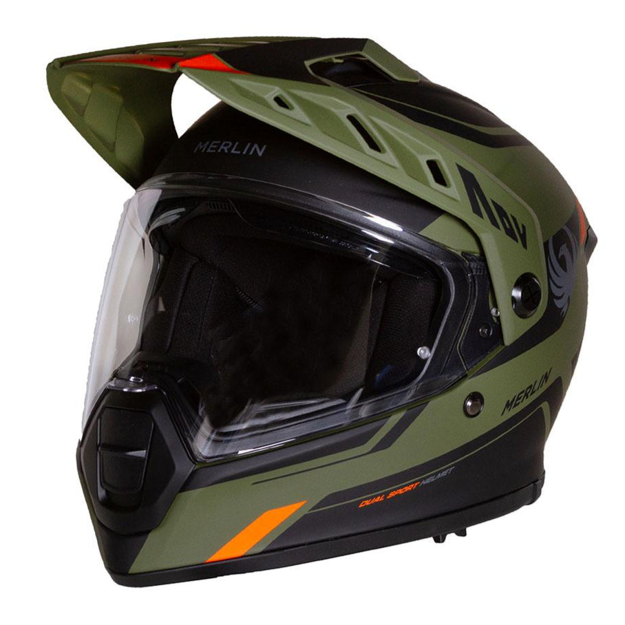 Merlin Torres Block Matt Green FREE UK Delivery, FREE 365 Day Returns | Moto Central