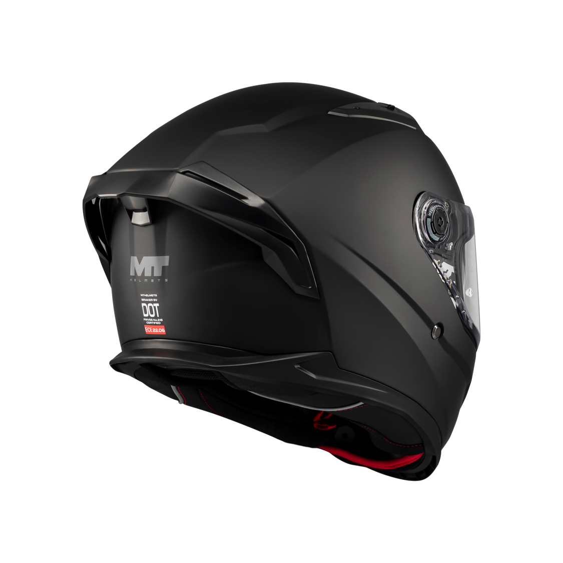 MT Helmet Braker SV Pure A1 Matt Black FREE UK Delivery, FREE 365 Day Returns | Moto Central