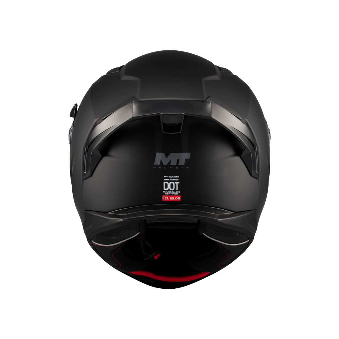 MT Helmet Braker SV Pure A1 Matt Black FREE UK Delivery, FREE 365 Day Returns | Moto Central
