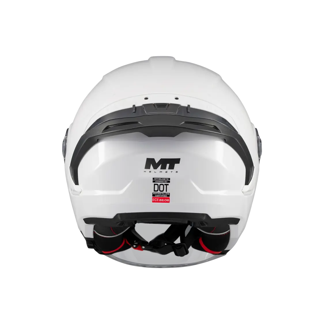 MT Helmet Cosmo SV Pure A0 Gloss White FREE UK Delivery, FREE 365 Day Returns | Moto Central