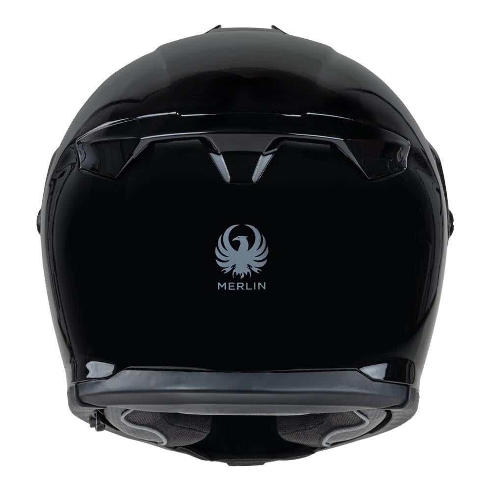 Merlin Torres Gloss Black FREE UK Delivery, FREE 365 Day Returns | Moto Central