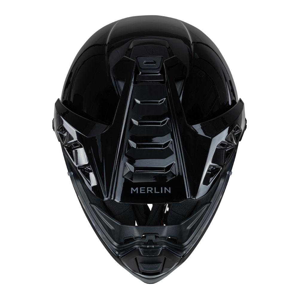 Merlin Torres Gloss Black FREE UK Delivery, FREE 365 Day Returns | Moto Central
