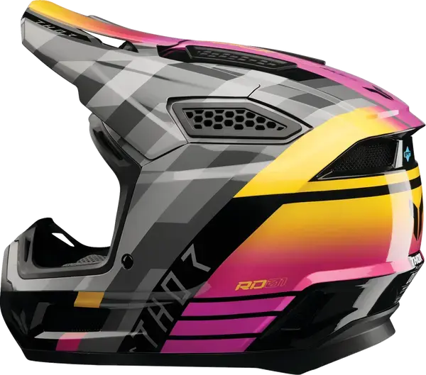 Thor Fleet Camber Black / Magenta - FREE UK Shipping, FREE 365 Day Returns | Moto Central