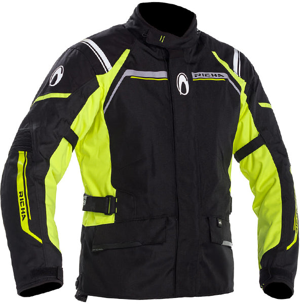 Richa Storm Textile Jacket Black / Fluo Yellow