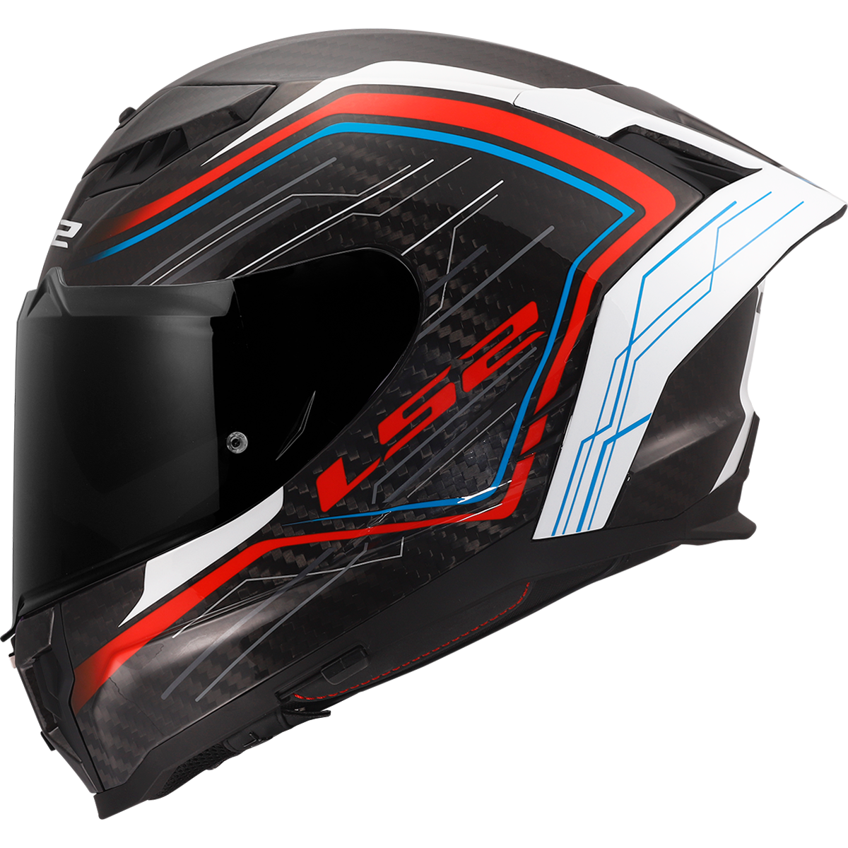 LS2 FF807 Dragon Subic White / Blue / Red FREE UK Delivery, FREE 365 Day Returns | Moto Central