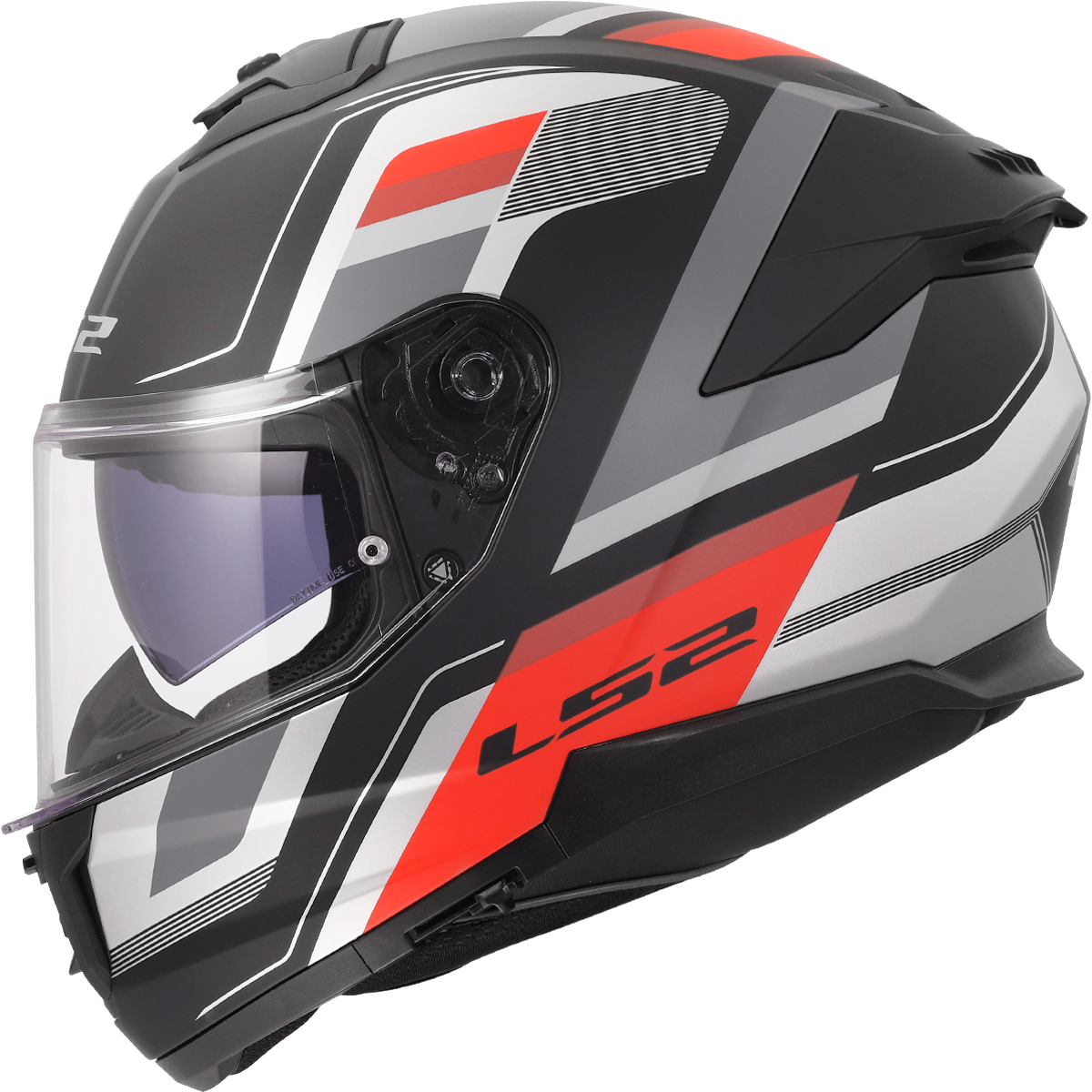 LS2 FF808 Stream 2 Vintage Black / Grey / Red FREE UK Delivery, FREE 365 Day Returns | Moto Central