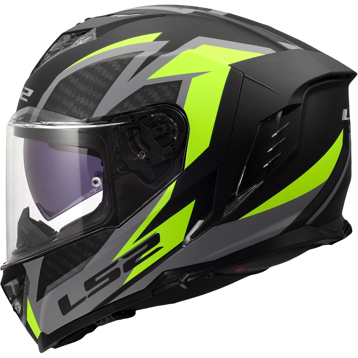 LS2 FF818 Storm 3 Dynamo Black / Hi-Viz Yellow FREE UK Delivery, FREE 365 Day Returns | Moto Central
