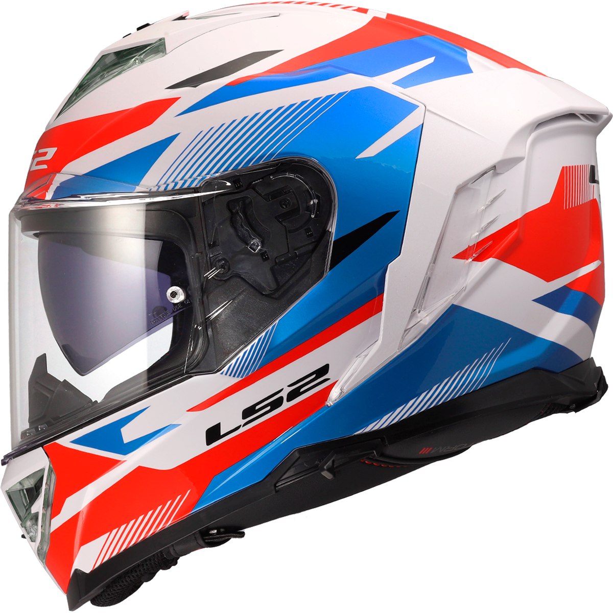 LS2 FF818 Storm 3 Komai White / Blue / Red FREE UK Delivery, FREE 365 Day Returns | Moto Central