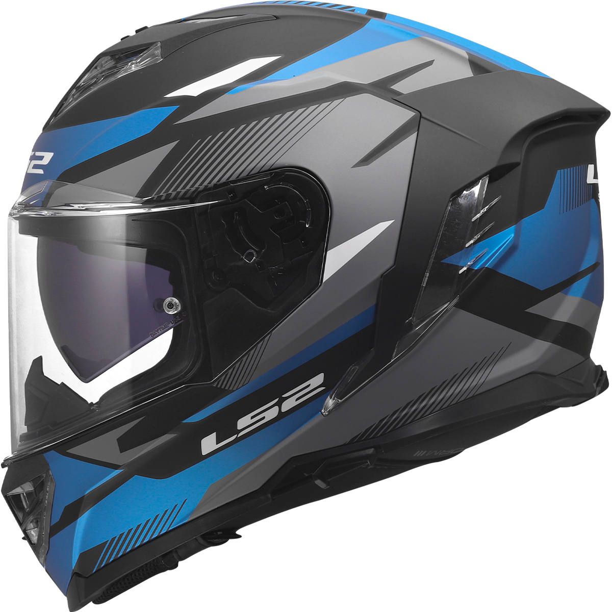 LS2 FF818 Storm 3 Komai Black / Blue FREE UK Delivery, FREE 365 Day Returns | Moto Central