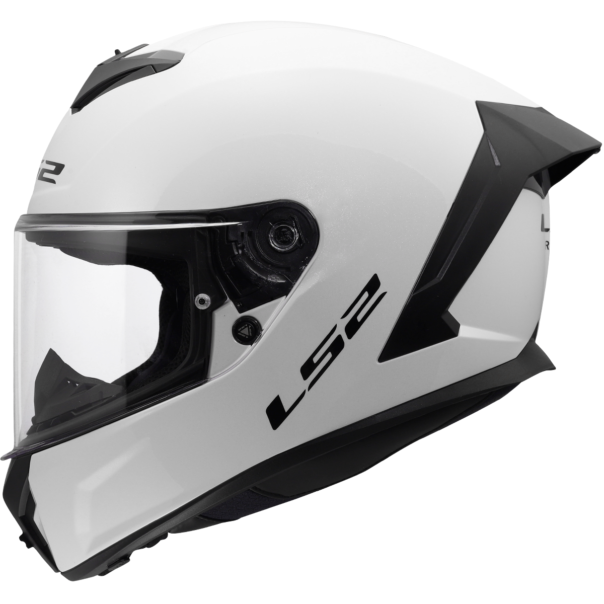 LS2 FF820 Rapid 3 Solid Gloss White FREE UK Delivery, FREE 365 Day Returns | Moto Central