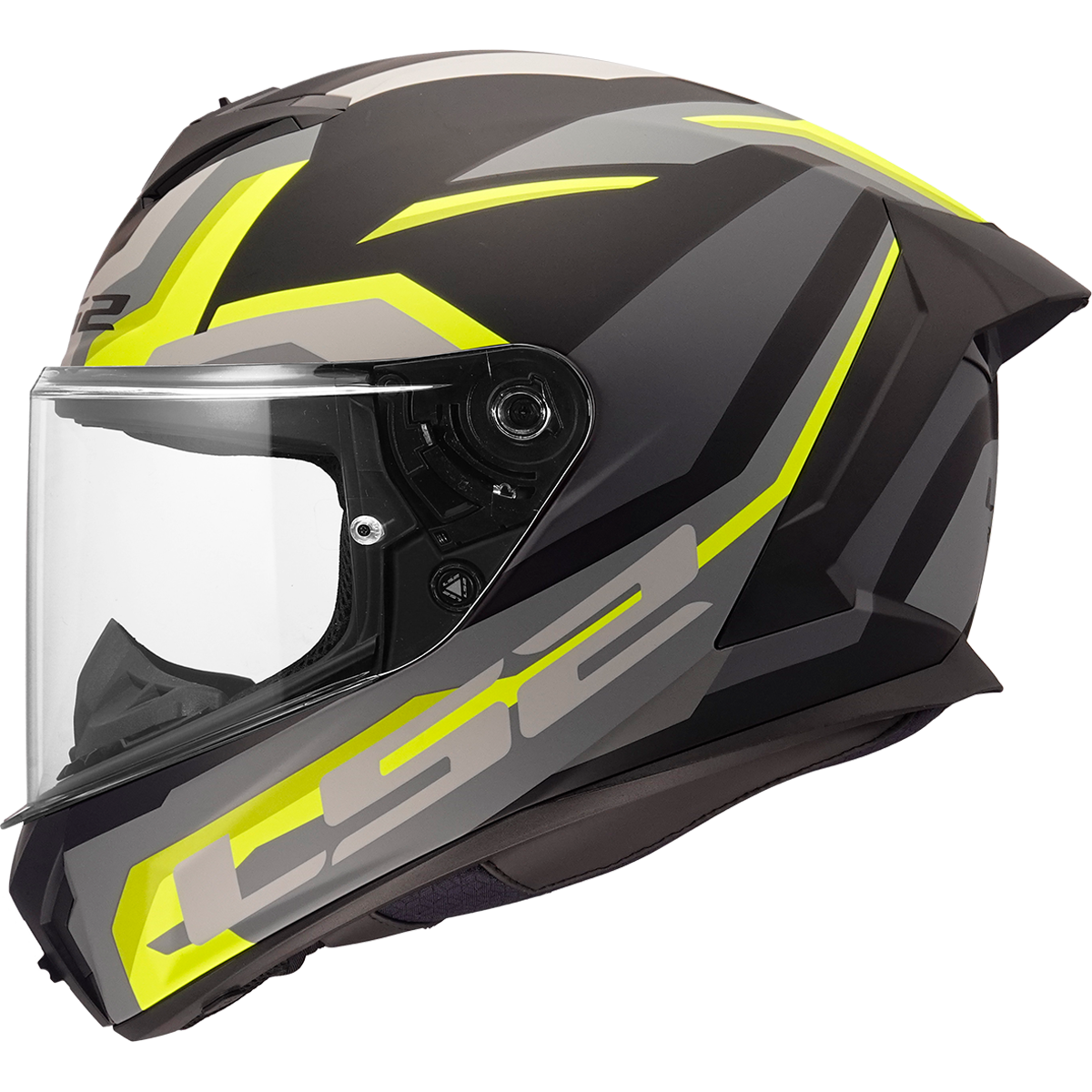 LS2 FF820 Rapid 3 Hyper Black / Hi-Viz Yellow