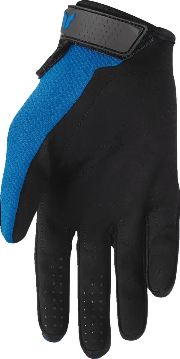 Thor Ridemode Static Textile Gloves Blue - FREE UK Shipping, FREE 365 Day Returns | Moto Central