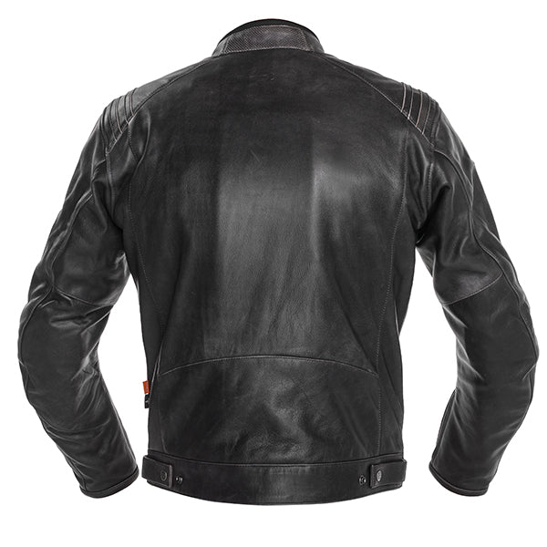 Richa Retro Race 3 Leather Jacket Anthracite / Brown