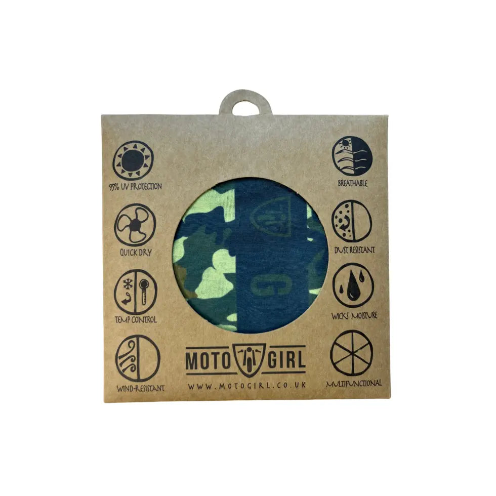 MotoGirl Ladies Neck Tube Camo FREE UK Delivery, FREE 365 Day Returns | Moto Central